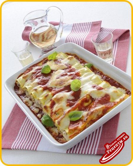 Каннеллони с начинкой из мяса (Cannelloni ripieni di carne)