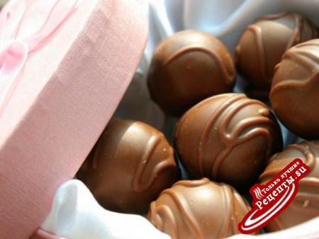 Шоколадные конфеты по-домашнему с лесными орехами