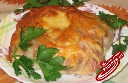 Грибная картошечка в мясном мешочке