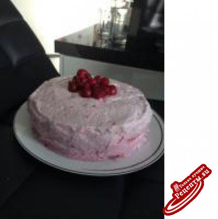 Фруктово-ягодный торт (диетический, в мультиварке)