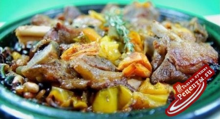 Рецепт баранина с овощами Рецепт баранина с овощами
