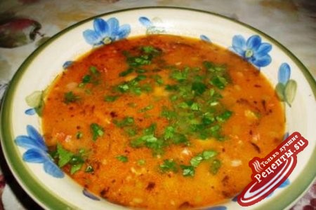 Суп с фасолью и копченым мясом Суп с фасолью и копченым мясом