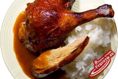 Жареная утка с мёдом Жареная утка с мёдом