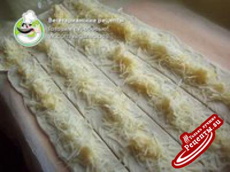 СЛОЕНЫЙ ПИРОГ С СЫРОМ#Вегетарианская_выпечка СЛОЕНЫЙ ПИРОГ С СЫРОМ#Вегетарианская_выпечка